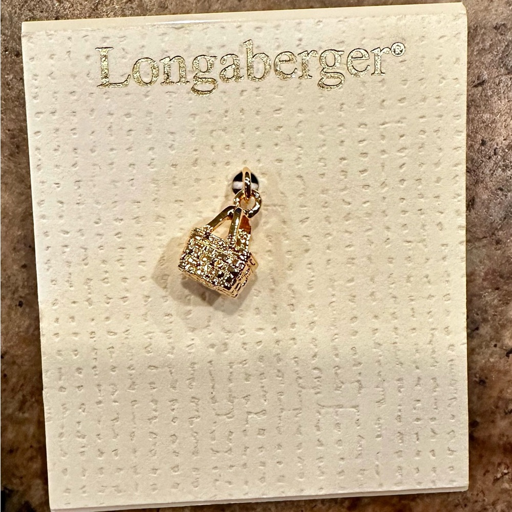 Longaberger Gold Basket Charm